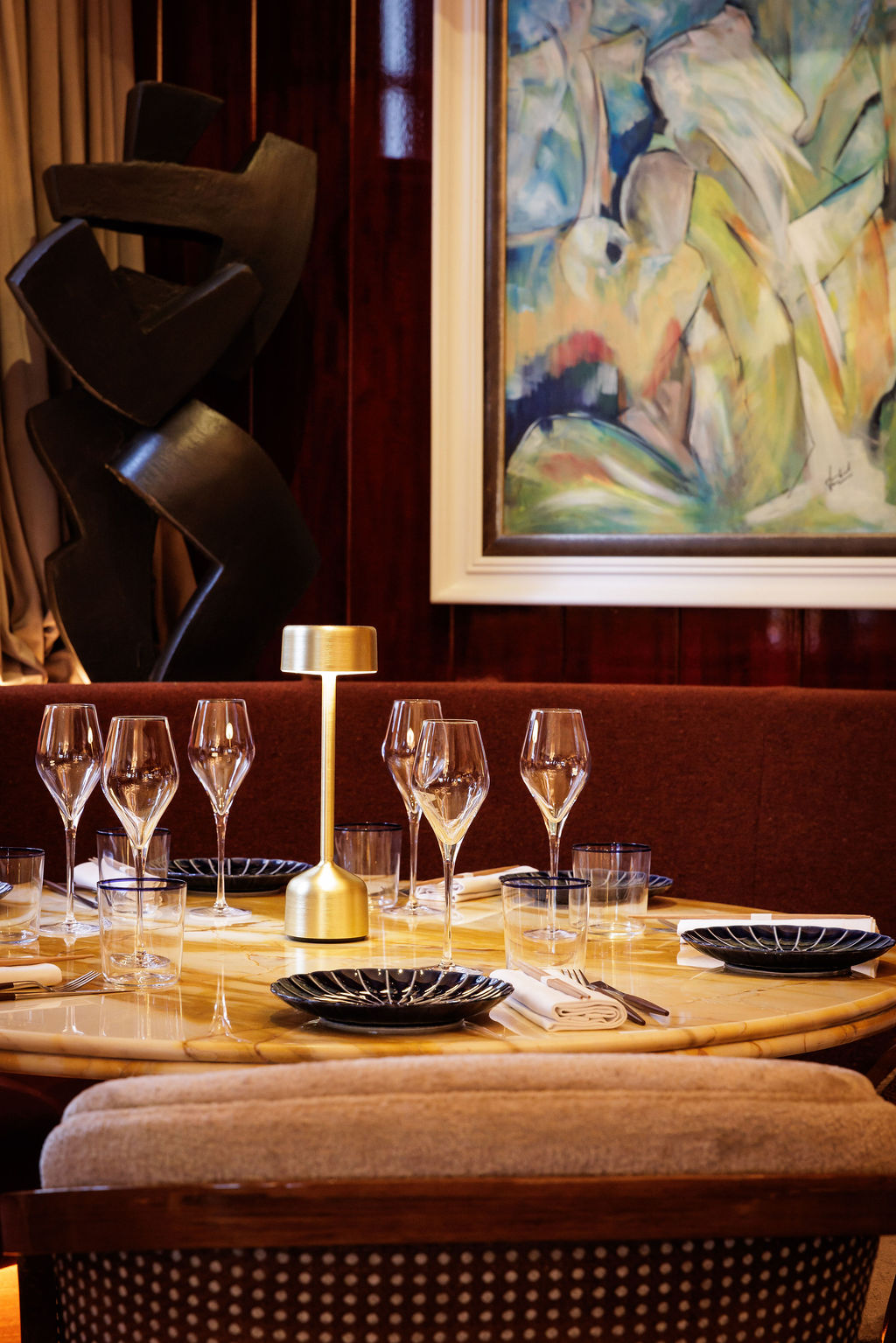 Table in the Main Dining Room